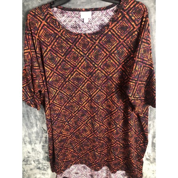 LuLaRoe Womens Shirt Short Sleeves Top Size Adult XL - Picture 5 of 13